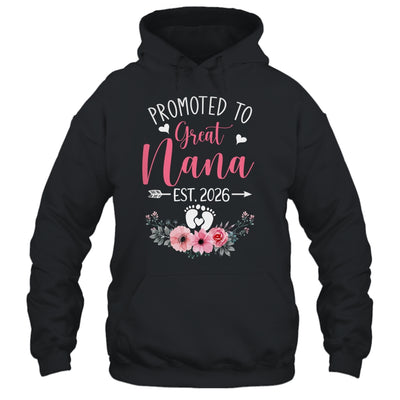 Promoted To Great Nana Est 2026 Mothers Day Shirt & Tank Top | siriusteestore
