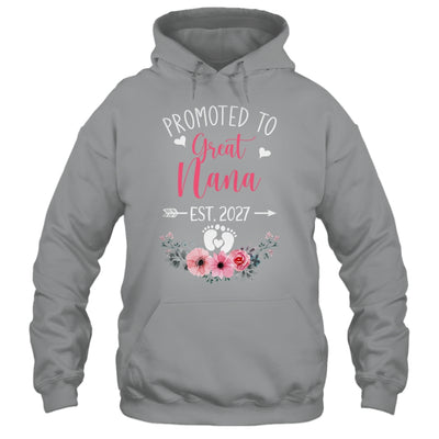 Promoted To Great Nana Est 2027 Mothers Day Shirt & Tank Top | siriusteestore