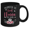 Promoted To Great Nonna Est 2025 Mothers Day Mug | siriusteestore