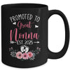 Promoted To Great Nonna Est 2025 Mothers Day Mug | siriusteestore