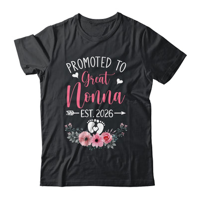 Promoted To Great Nonna Est 2026 Mothers Day Shirt & Tank Top | siriusteestore