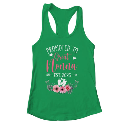 Promoted To Great Nonna Est 2026 Mothers Day Shirt & Tank Top | siriusteestore
