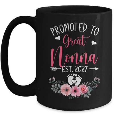 Promoted To Great Nonna Est 2027 Mothers Day Mug | siriusteestore