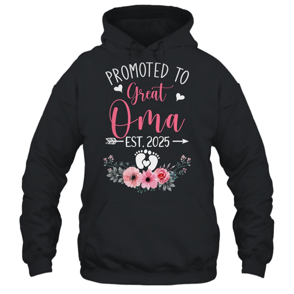 Promoted To Great Oma Est 2025 Mothers Day Shirt & Tank Top | siriusteestore