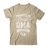 Promoted To Great Oma Est 2025 Pregnancy Announcement Shirt & Tank Top | siriusteestore