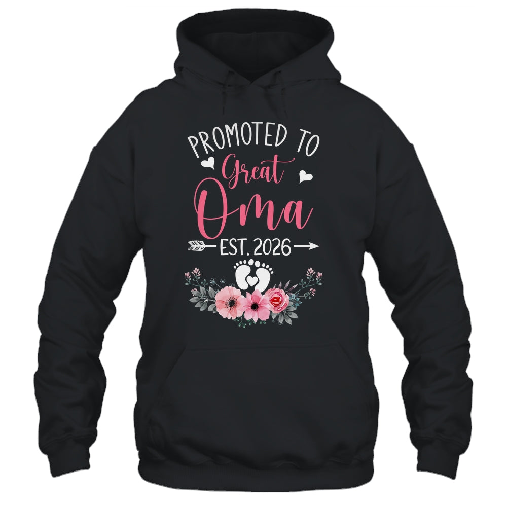Promoted To Great Oma Est 2026 Mothers Day Shirt & Tank Top | siriusteestore