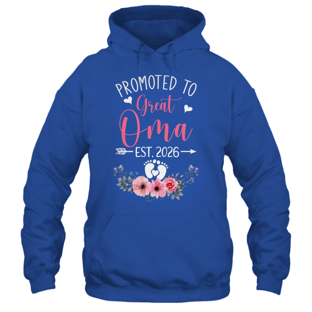 Promoted To Great Oma Est 2026 Mothers Day Shirt & Tank Top | siriusteestore