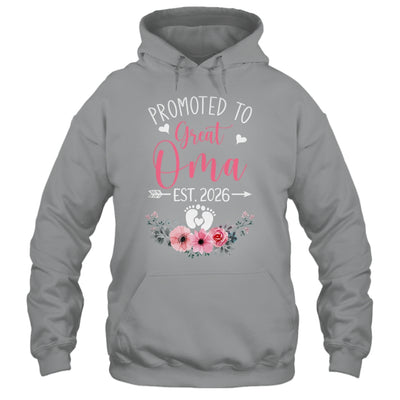 Promoted To Great Oma Est 2026 Mothers Day Shirt & Tank Top | siriusteestore