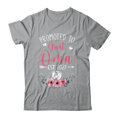 Promoted To Great Oma Est 2027 Mothers Day Shirt & Tank Top | siriusteestore