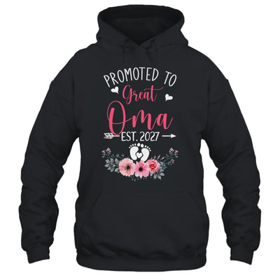 Promoted To Great Oma Est 2027 Mothers Day Shirt & Tank Top | siriusteestore