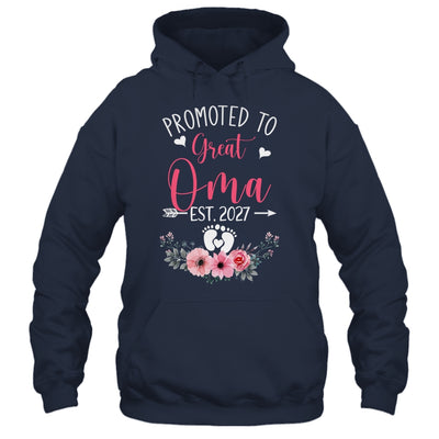 Promoted To Great Oma Est 2027 Mothers Day Shirt & Tank Top | siriusteestore