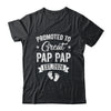 Promoted To Great Pap Pap Est 2026 Pregnancy Announcement Shirt & Hoodie | siriusteestore