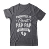 Promoted To Great Pap Pap Est 2026 Pregnancy Announcement Shirt & Hoodie | siriusteestore
