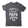 Promoted To Great Papa Est 2026 Pregnancy Announcement Shirt & Hoodie | siriusteestore