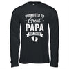 Promoted To Great Papa Est 2026 Pregnancy Announcement Shirt & Hoodie | siriusteestore