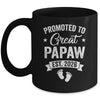 Promoted To Great Papaw Est 2026 Pregnancy Announcement Mug | siriusteestore