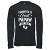 Promoted To Great Papaw Est 2026 Pregnancy Announcement Shirt & Hoodie | siriusteestore