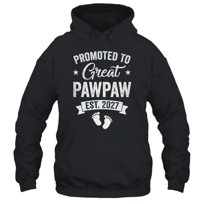 Promoted To Great Pawpaw Est 2027 Pregnancy Announcement Shirt & Hoodie | siriusteestore