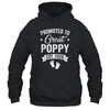 Promoted To Great Poppy Est 2026 Pregnancy Announcement Shirt & Hoodie | siriusteestore