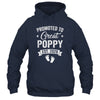 Promoted To Great Poppy Est 2026 Pregnancy Announcement Shirt & Hoodie | siriusteestore