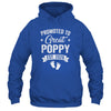 Promoted To Great Poppy Est 2026 Pregnancy Announcement Shirt & Hoodie | siriusteestore