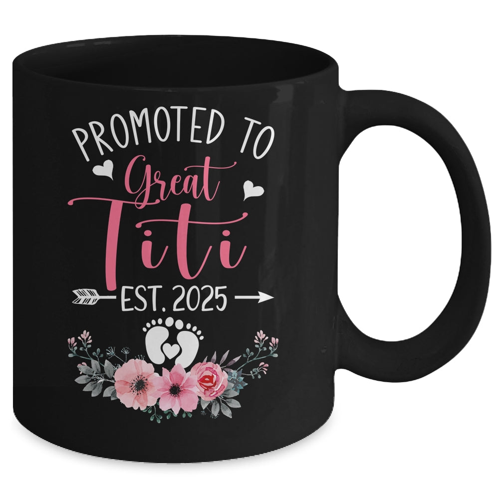 Promoted To Great Titi Est 2025 Mothers Day Mug | siriusteestore