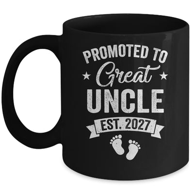 Promoted To Great Uncle Est 2027 Pregnancy Announcement Mug | siriusteestore