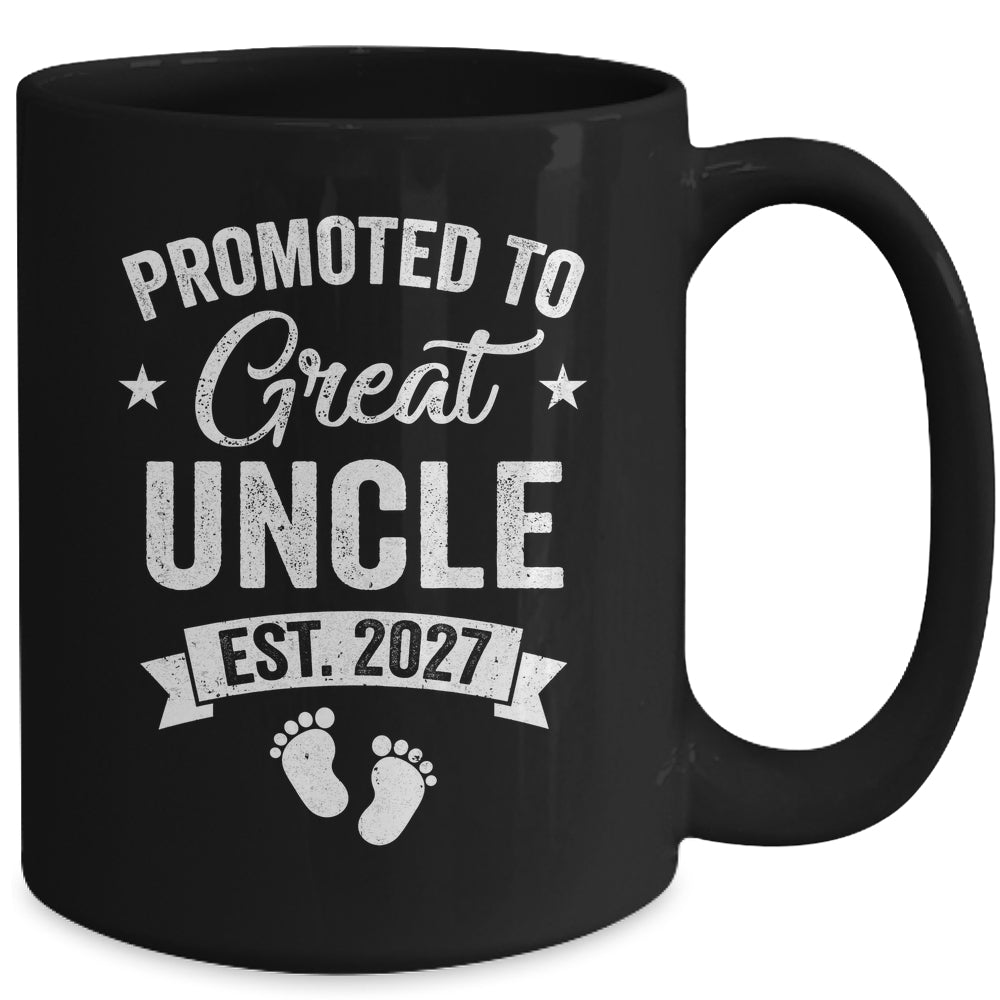 Promoted To Great Uncle Est 2027 Pregnancy Announcement Mug | siriusteestore
