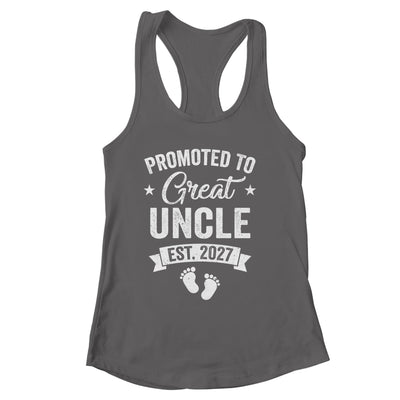 Promoted To Great Uncle Est 2027 Pregnancy Announcement Shirt & Tank Top | siriusteestore