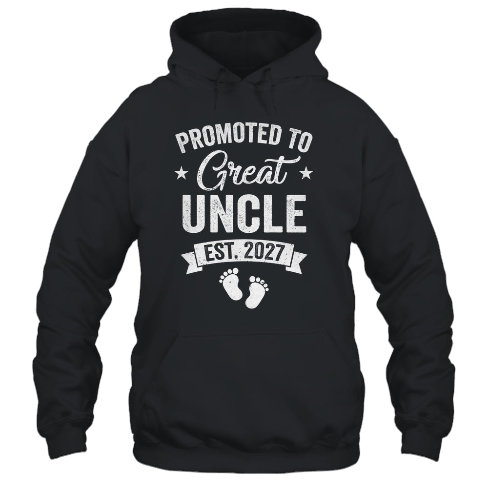 Promoted To Great Uncle Est 2027 Pregnancy Announcement Shirt & Tank Top | siriusteestore