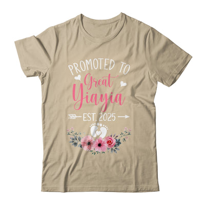 Promoted To Great Yiayia Est 2025 Mothers Day Shirt & Tank Top | siriusteestore