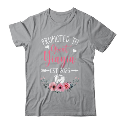 Promoted To Great Yiayia Est 2025 Mothers Day Shirt & Tank Top | siriusteestore