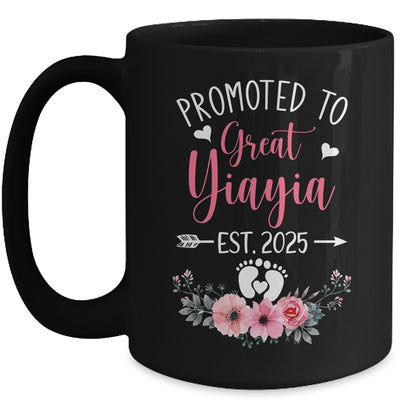 Promoted To Great Yiayia Est 2025 Mothers Day Mug | siriusteestore
