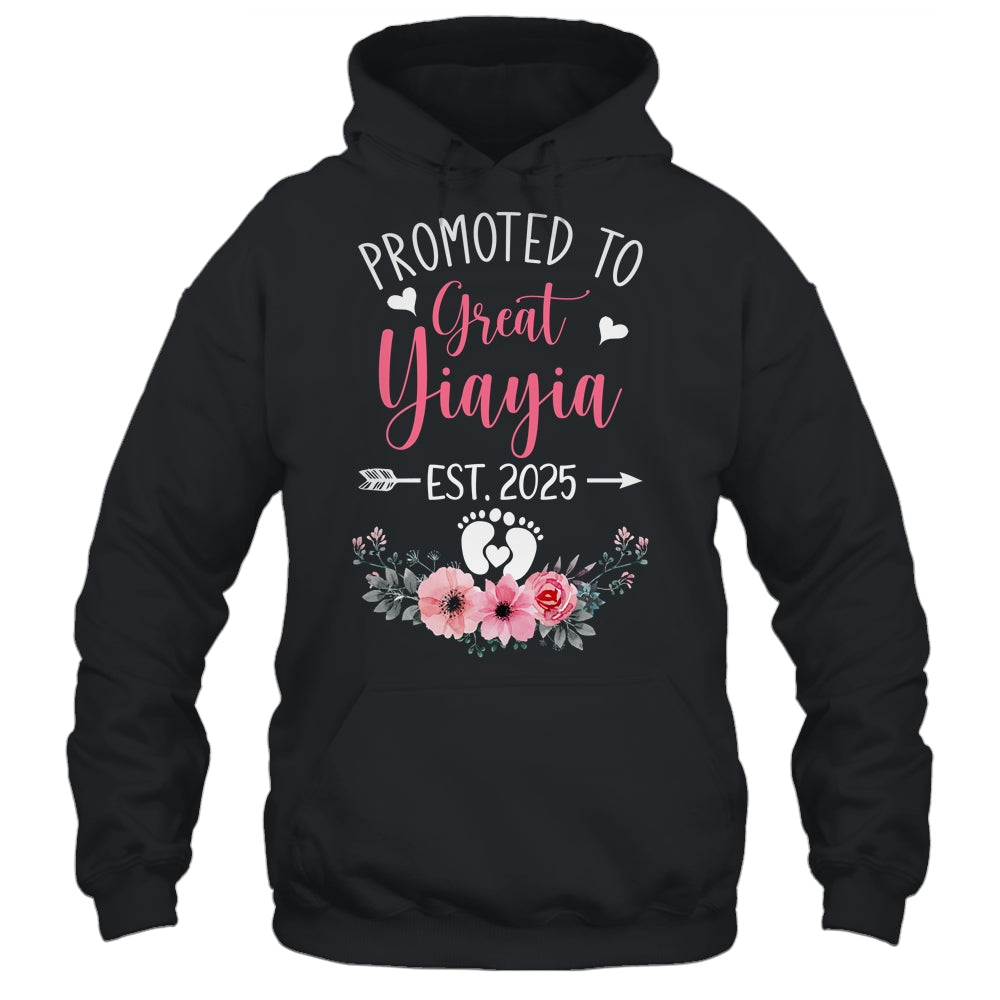 Promoted To Great Yiayia Est 2025 Mothers Day Shirt & Tank Top | siriusteestore