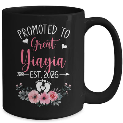 Promoted To Great Yiayia Est 2026 Mothers Day Mug | siriusteestore