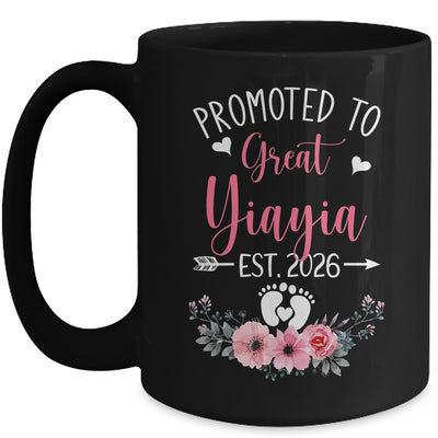 Promoted To Great Yiayia Est 2026 Mothers Day Mug | siriusteestore