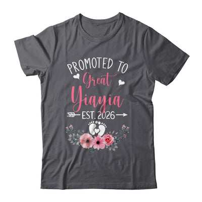 Promoted To Great Yiayia Est 2026 Mothers Day Shirt & Tank Top | siriusteestore