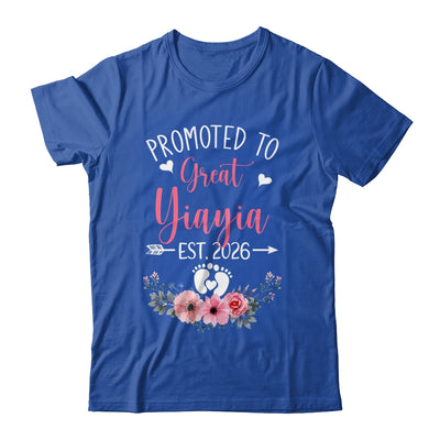 Promoted To Great Yiayia Est 2026 Mothers Day Shirt & Tank Top | siriusteestore