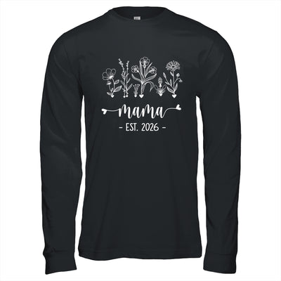 Promoted To Mama 2026 Pregnancy Announcement Floral Shirt & Hoodie | siriusteestore