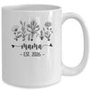 Promoted To Mama Est 2026 Pregnancy Announcement Flower Mug | siriusteestore