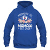 Promoted To Mamaw 2026 First Time Floral New Mamaw Shirt & Hoodie | siriusteestore