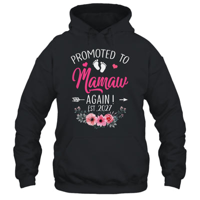Promoted To Mamaw Again Est 2027 Mothers Day Shirt & Tank Top | siriusteestore