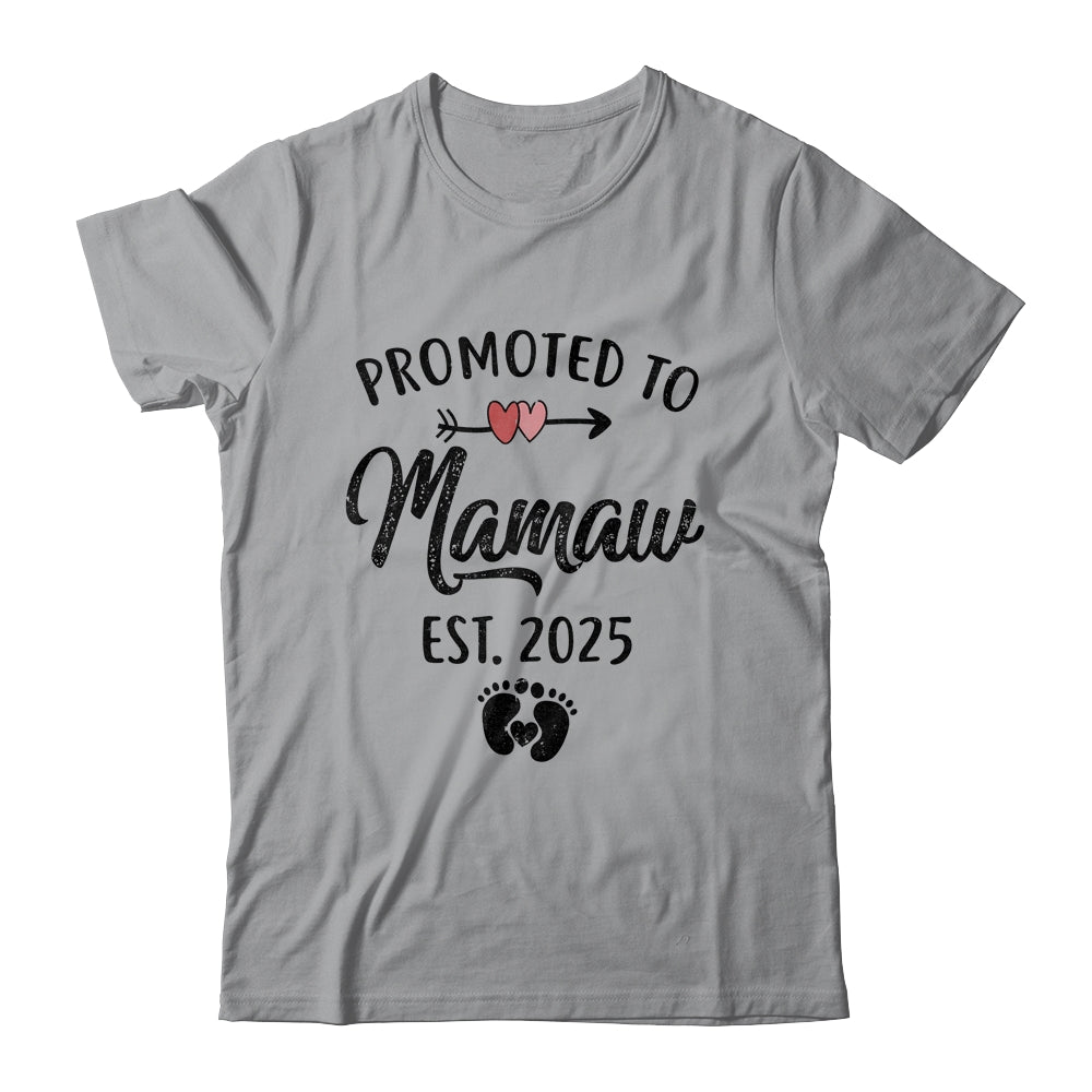 Promoted To Mamaw Est 2025 First Time Mothers Day Shirt & Tank Top | siriusteestore