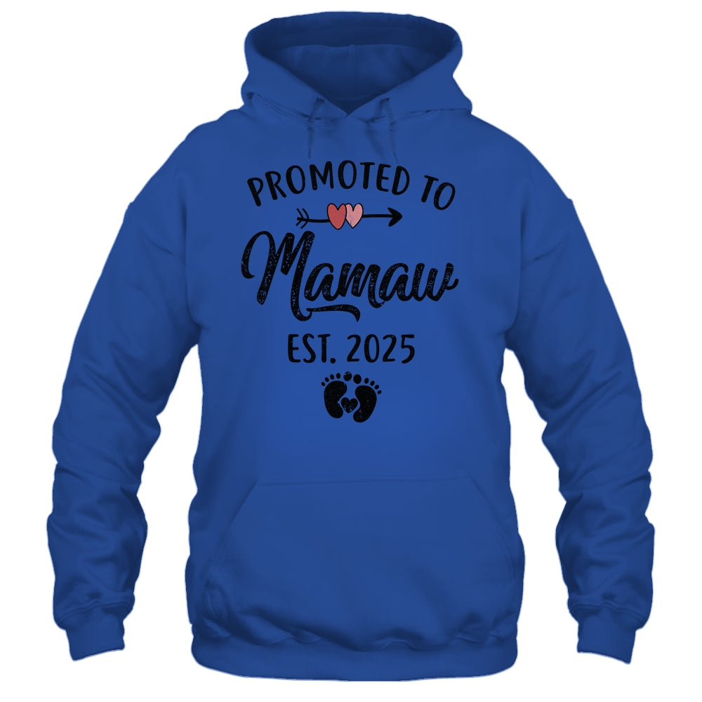 Promoted To Mamaw Est 2025 First Time Mothers Day Shirt & Tank Top | siriusteestore