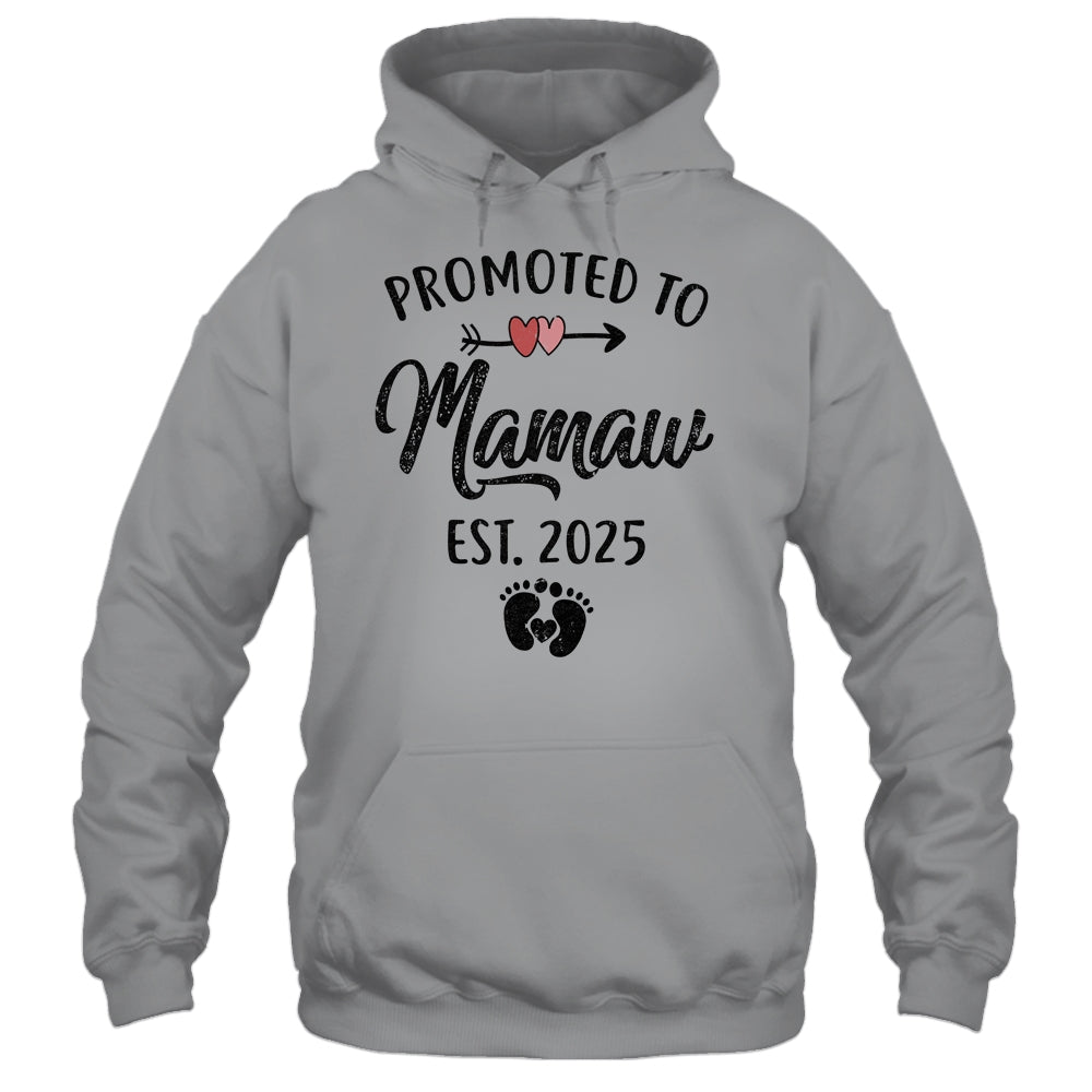 Promoted To Mamaw Est 2025 First Time Mothers Day Shirt & Tank Top | siriusteestore