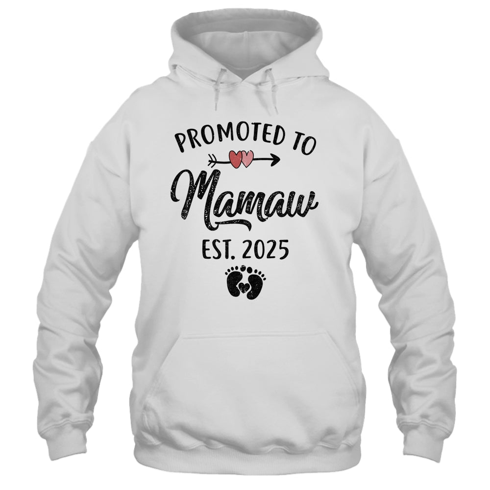 Promoted To Mamaw Est 2025 First Time Mothers Day Shirt & Tank Top | siriusteestore