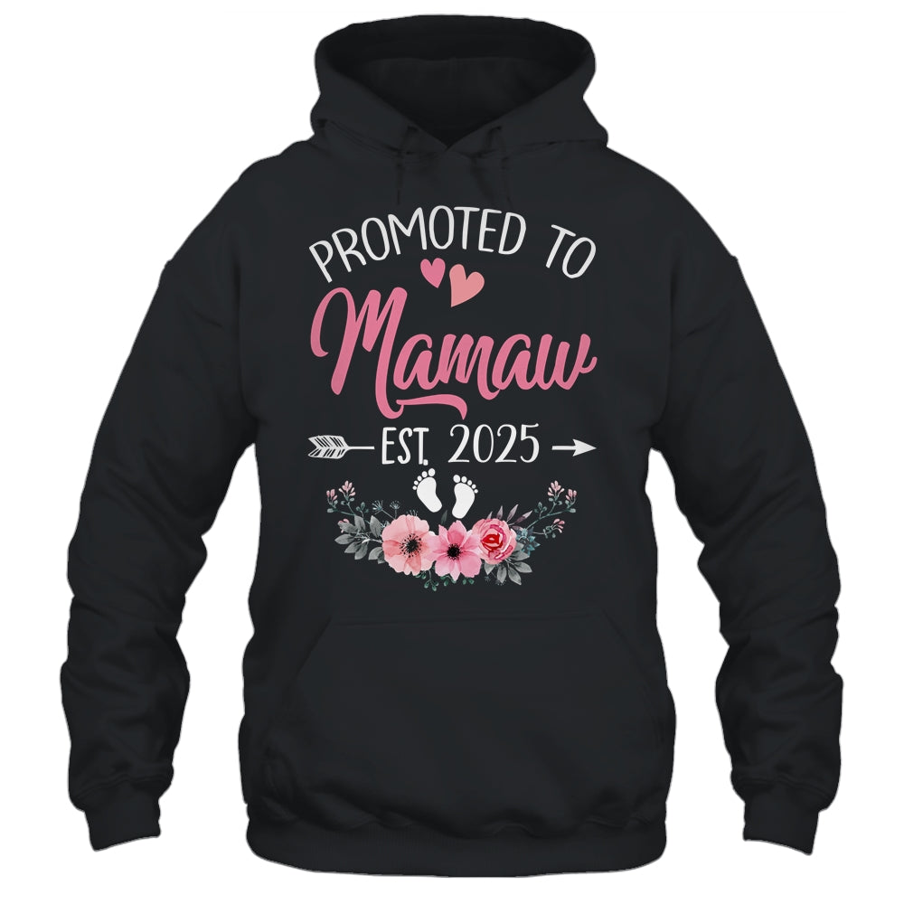 Promoted To Mamaw Est 2025 Mothers Day First Time Shirt & Tank Top | siriusteestore