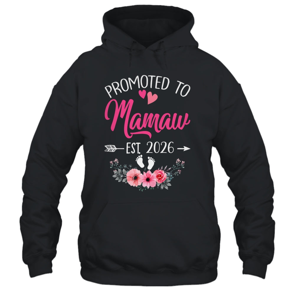 Promoted To Mamaw Est 2026 Mothers Day First Time Shirt & Tank Top | siriusteestore
