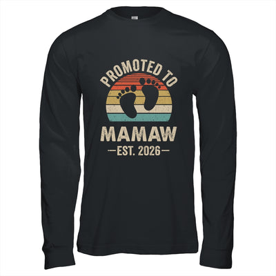 Promoted To Mamaw Est 2026 Mothers Day Vintage Shirt & Hoodie | siriusteestore