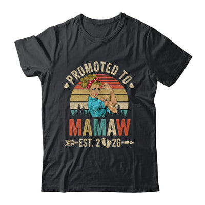 Promoted To Mamaw Est 2026 Retro First Time Mamaw Shirt & Tank Top | siriusteestore